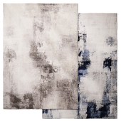 Mila - Blue and Gray Rug by RUGVISTA