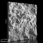 Gypsum 3D panel Island-1
