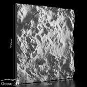Gypsum 3D panel Island-2