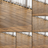 Parquet Tile Wood PBR Material Vol3