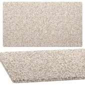 Textured-weave wool-blend rug by H&M