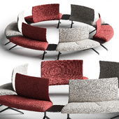 DAISY modular curved sofa by VAGHI