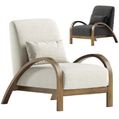 Bentwood Boucle Armchair