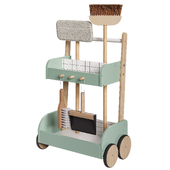 Vertbaudet toy cleaning trolley