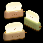 Set of Toaster Lamps Kawaii