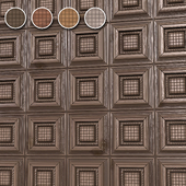 wooden wall panel 4k PBR texture 004