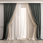 Curtains with moldings 529C
