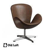 OM Rotary Chair Clover Brown Rotates