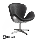 OM Swivel chair Clover Black Rotates