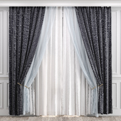 Curtains with moldings 534C