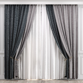 Curtains with moldings 535C