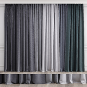 Curtains with moldings 537C