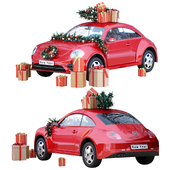 Volkswagen Beetle Christmas car