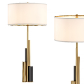 Miami Table Lamp, Brushed Brass by LIANG & EIMIL