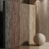 Material wood (seamless) pine plank - set 169