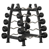 Urethane Fixed Curl Barbell Set