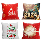 Merry Christmas Pillow Set 03