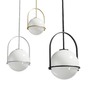 Arie Single Light Glass Dimmable Pendant