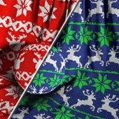 Christmas Knitted Fabric Material-18
