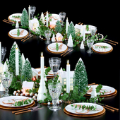 Christmas table setting 003