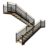 Stairway in Loft Style 01