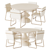 Emmemobili Birignao Dining Table and Rouka Chair