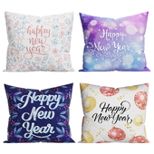 Happy New Year Pillow Set 1