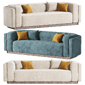Contemporary Double Layered Back Sofa