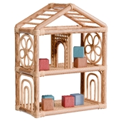 Jesse's Portable Dolls And Toys Playhouse