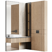 Bathroom furniture 02 modular in a modern minimalist style