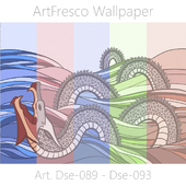 ArtFresco Wallpaper - Дизайнерские бесшовные фотообои Art. Dse-089 - Dse-093 OM
