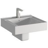 Decorum® 21 x 20-1/4-Inch (533 x 514 mm) Wall-Hung EverClean® Sink With Center Hole Only