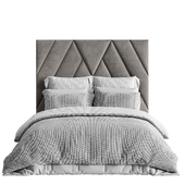 Togas Party Luxury bed linen with headboard