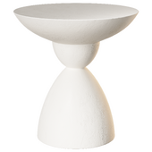 Marasai Plaster Side Table by Elizabeth Parker of Blanche Jelly