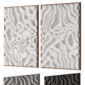 Abstract wall art set by Lucile Salamone
