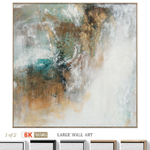 Accent Large Abstract Textural Wall Art C-1051