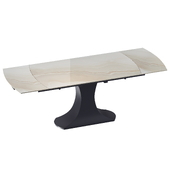 Claudia, folding table with ceramic top
