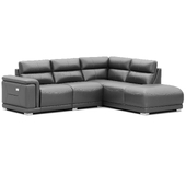 Archibald, leather corner recliner sofa