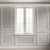 Classic window with moldings 2