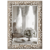 ROBERTO GIOVANNINI ART 1001G MIRROR FRAME SCROLL CARVED LEAVES