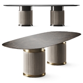 Capital Collection Rock Oval Dining Table
