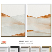 Accent Watercolor Abstract Wall Art P-676