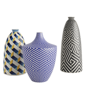 Cody Hoyt Geometric Ceramic Vase Collection