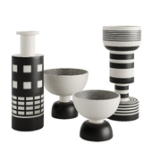 Set vases by Ettore Sottsass
