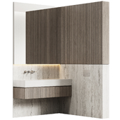 Bathroom furniture 03 modular in a modern minimalist style