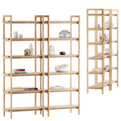 Crate and Barrel Elias Wood Bookcase