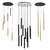 KASKAD Tube 6 +12 + Conoos (Centersvet) Hanging lamp