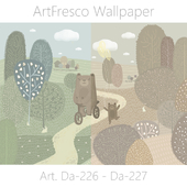 ArtFresco Wallpaper - Дизайнерские бесшовные фотообои Art. Da-226 - Da-227 OM
