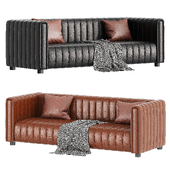 Sarita Genuine Leather Sofa