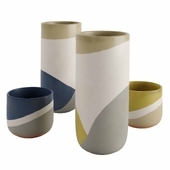 Modern abstract design vases
